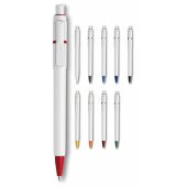 Balpen Baron hardcolour - Wit / Licht Blauw