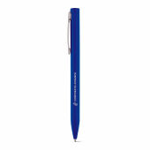Waza balpen aluminium blauwe inkt
