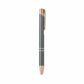 Bern Rose balpen gerecycled alu roségoud blauwe inkt - titanium