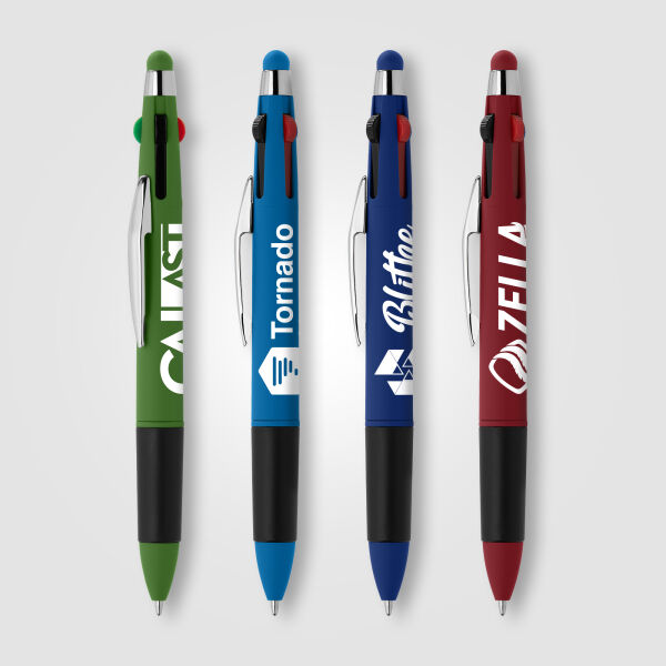 Toad colour meerkleuren balpen met stylus touch tip Toad colour meerkleuren balpen met stylus touch tip