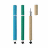 Papyrus balpen van kraftpapier en ABS met touch tip
