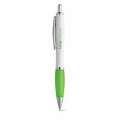 Move white balpen metalen clip blauwe inkt