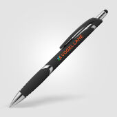 Lario balpen met rubberen grip en stylus touch tip
