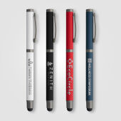 Cinder stylus touch gel balpen van gerecycled aluminium 