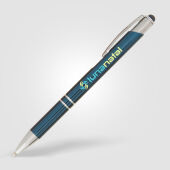 Sandy luxe aluminium balpen met stylus touch tip