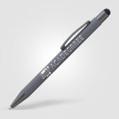 Texter soft-touch metalen balpen met stylus touch tip