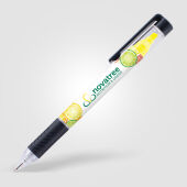 Valento balpen met langhoudende gekleurde markeerstift