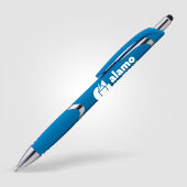 Lario balpen met rubberen grip en stylus touch tip