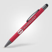 Texter soft-touch metalen balpen met stylus touch tip