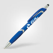 Lario balpen met rubberen grip en stylus touch tip