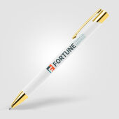 Mikki balpen met gouden details en zachte afwerking