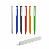 Waza balpen aluminium blauwe inkt