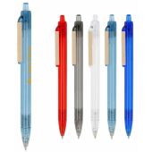 Balpen paperclip Oceanbound Plastic - Transparant / Wit Balpen paperclip Oceanbound Plastic - Transparant / Wit