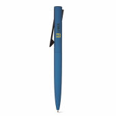Covey balpen aluminium blauwe inkt