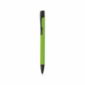Pippens balpen rubberized aluminium blauwe inkt