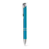 Lenta balpen kunststof metalen clip blauwe inkt