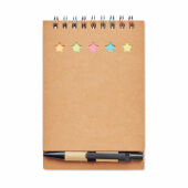Multibook Notitieboekje met memo en balpen
