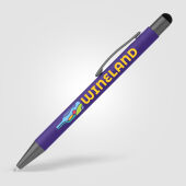 Texter soft-touch metalen balpen met stylus touch tip