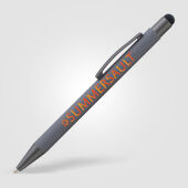 Texter soft-touch metalen balpen met stylus touch tip