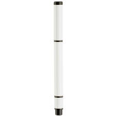 Lion balpen met markeerstift 2-in-1 hardcolour - Wit