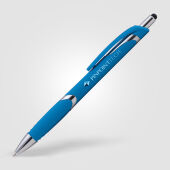 Lario balpen met rubberen grip en stylus touch tip