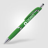 Lario balpen met rubberen grip en stylus touch tip