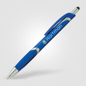 Lario balpen met rubberen grip en stylus touch tip