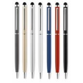 Neilo Touch balpen stylus gerecycled alu blauwe inkt - champagne