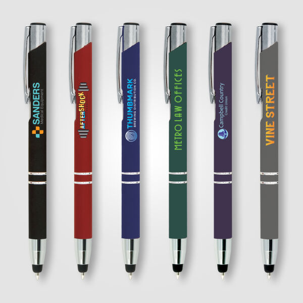 Carly balpen metaal met stylus touch tip