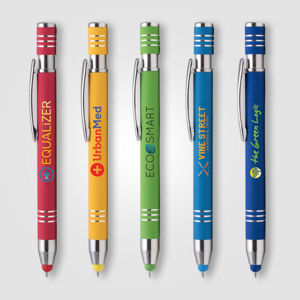 Harrison soft-touch balpen met stylus touch tip Harrison soft-touch balpen met stylus touch tip