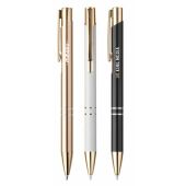 Ebony RCS Gerecycled aluminium rosé gouden balpen - rose