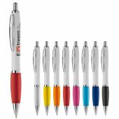 Balpen Hawaï hardcolour - Wit / Rood