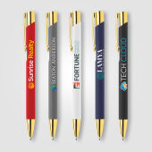 Mikki balpen met gouden details en zachte afwerking