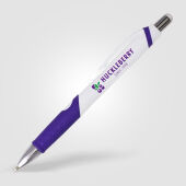 Tailor balpen chrome met rubberen grip