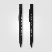 Nether all black metalen soft-touch balpen Nether all black metalen soft-touch balpen