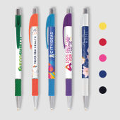 Olaf balpen met getextureerde rubberen grip