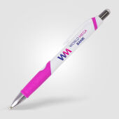 Tailor balpen chrome met rubberen grip