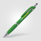 Lario balpen met rubberen grip en stylus touch tip