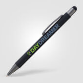 Texter soft-touch metalen balpen met stylus touch tip