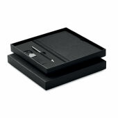 Scribi set 4 - 3-delige balpen geschenkset in doos - zwart