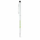 Milow slanke balpen aluminium blauwe inkt