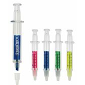 Markeerstift spuit Injectiespuit marker transparant blauw