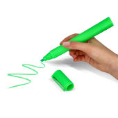 Dumbo extra grote tekstmarker met geur - Groen Dumbo extra grote tekstmarker met geur - Groen