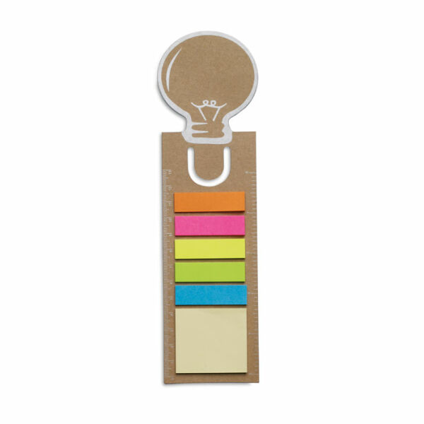 Idea Boekenlegger met memoblaadjes