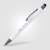 Texter soft-touch metalen balpen met stylus touch tip