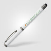 Cinder stylus touch gel balpen van gerecycled aluminium 