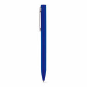 Waza balpen aluminium blauwe inkt