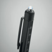 Retool balpen met waterpas en liniaal blauwe inkt